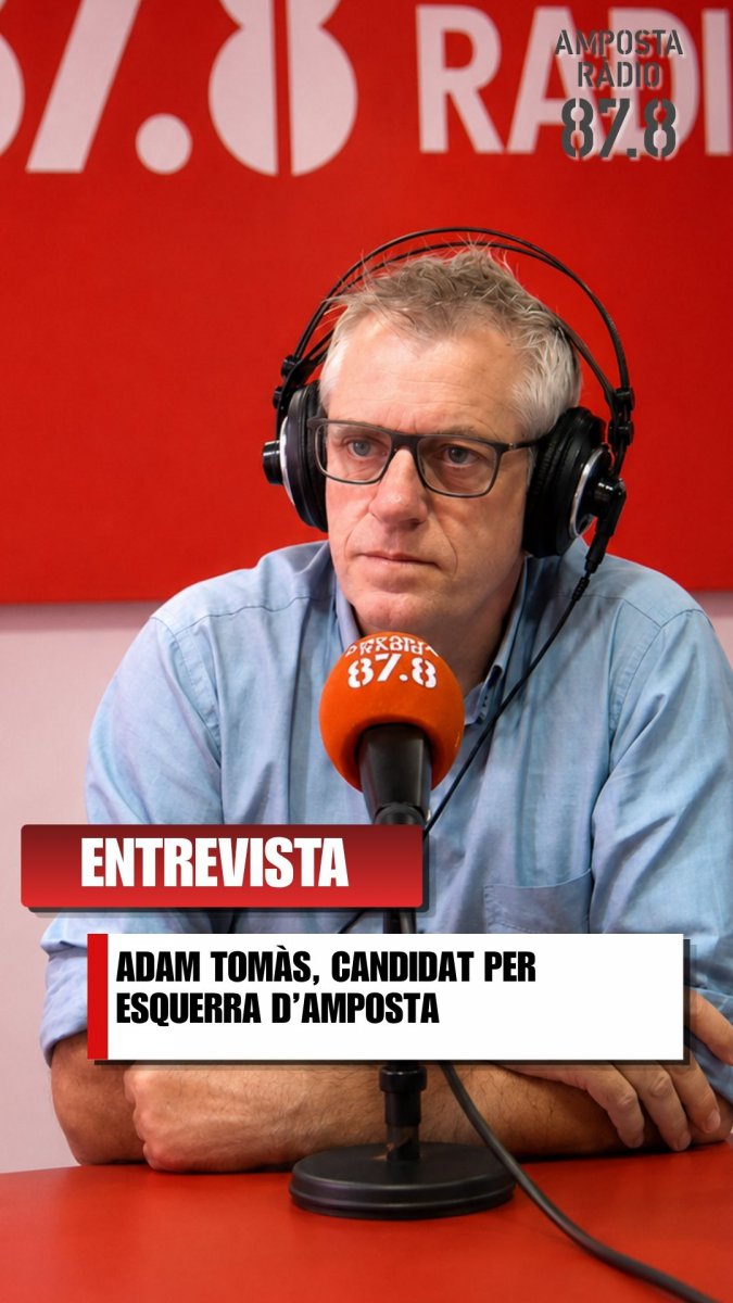 Adam Tomàs: "Ser alcalde és un sacrifici, però em motiva el servei públic"