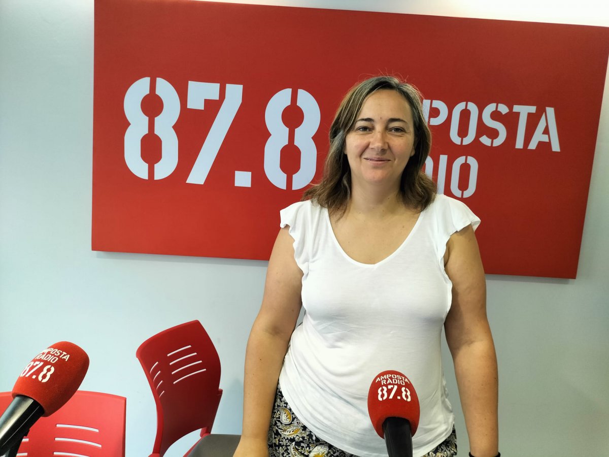 Entrevista Núria Ferré, Punt lila festa major d’Amposta 2022