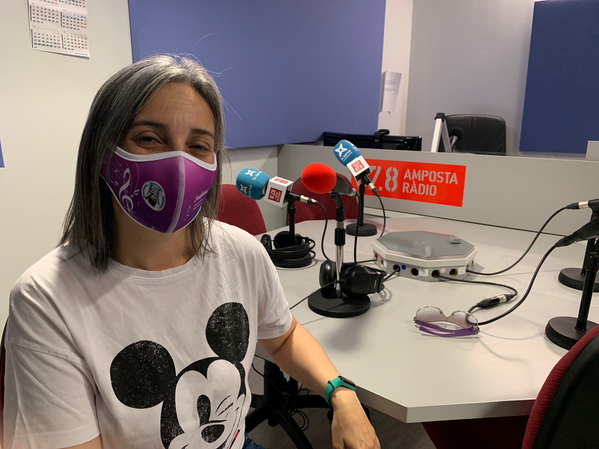 Entrevista per els tocs de diana al carrer de la Festa del Mercat a la Plaça 2021
