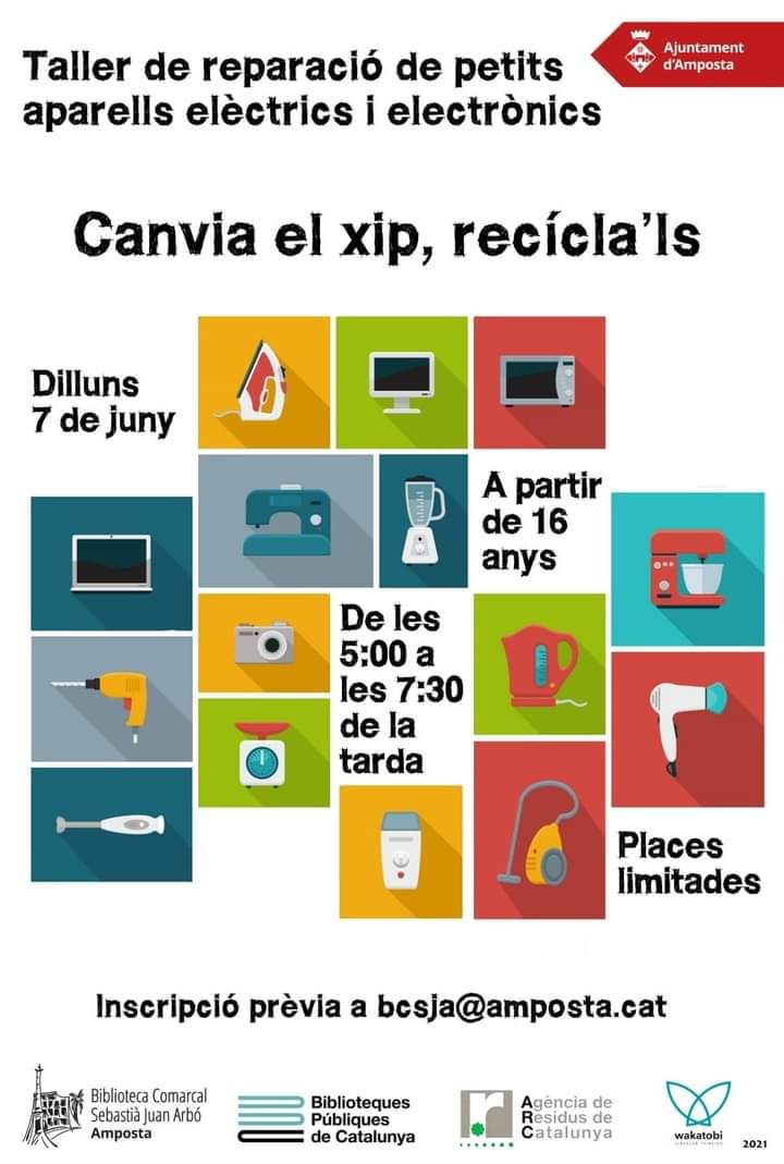 Entrevista a Joana Serret, Canvia el xip, recicla’ls