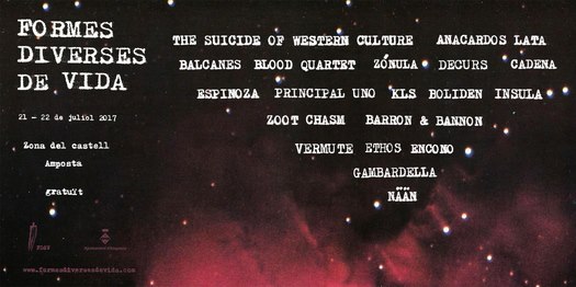 ENTREVISTA A "FORMES DIVERSES DE VIDA":  FESTIVAL A LA ZONA DEL CASTELL 21 I 22 DE JULIOL