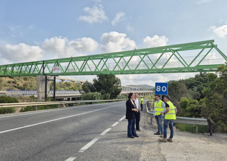 nstal·lat el nou pont de la Via Verda de la Val de Zafan a Amposta, després de més de 10 hores de treball i talls totals de trànsit