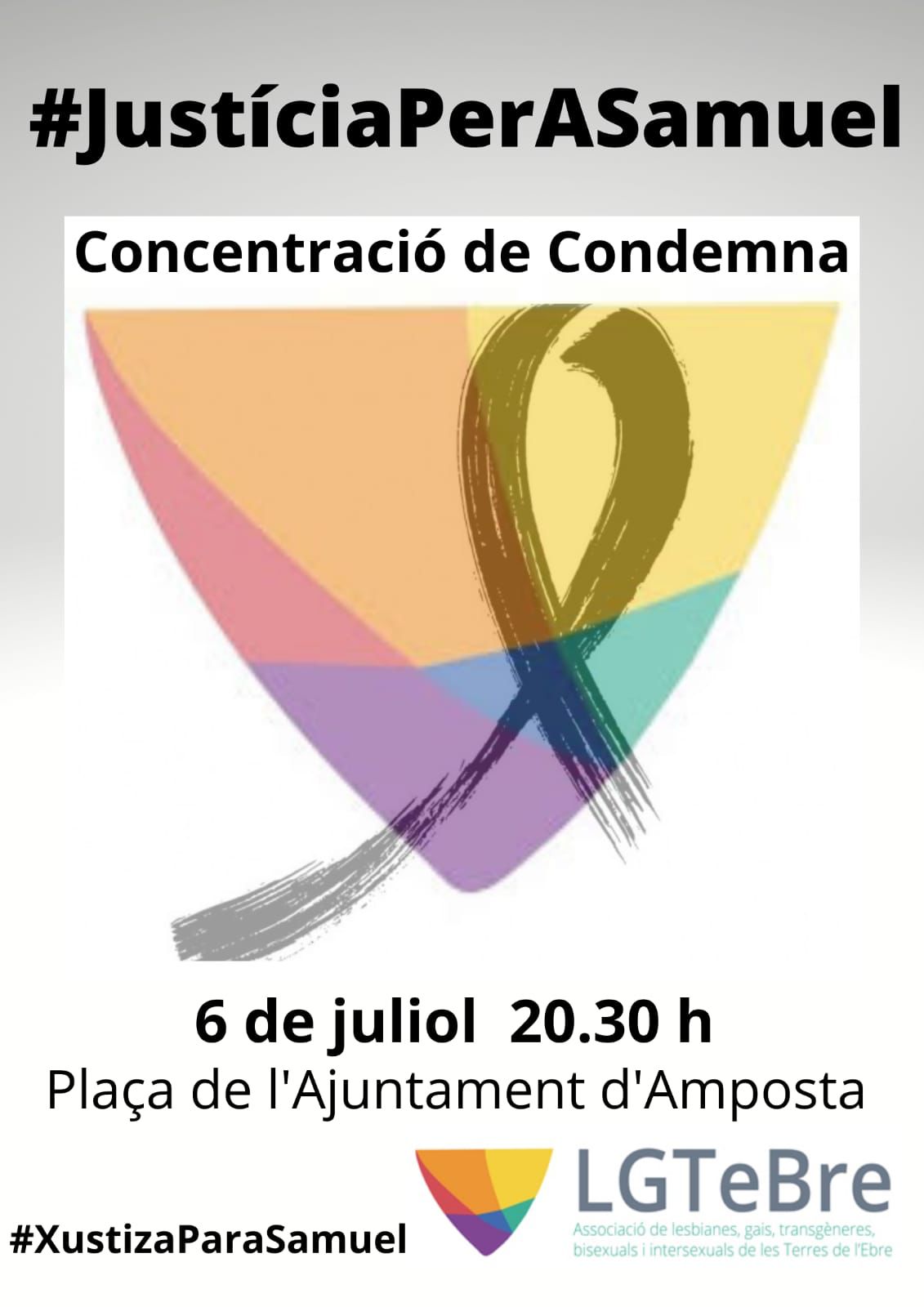 Entrevista a Ferran Tortajada, per parlar de la concentració de Condemna a la Homofobia