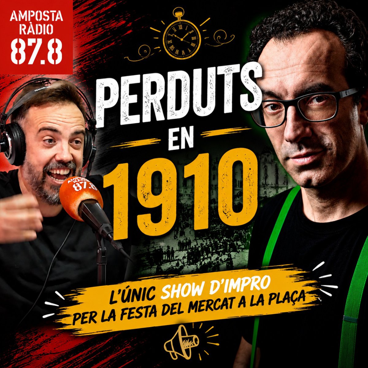 Com seria la teva vida el 1910? El primer xou d&rsquo;IMPRO a la Festa del Mercat amb Galo i Simón