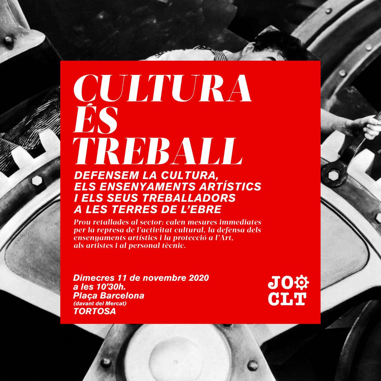 ENTREVISTA A CECILIA AYMI: MANIFESTACIÓ DE "LA CULTURA ES TREBALL"