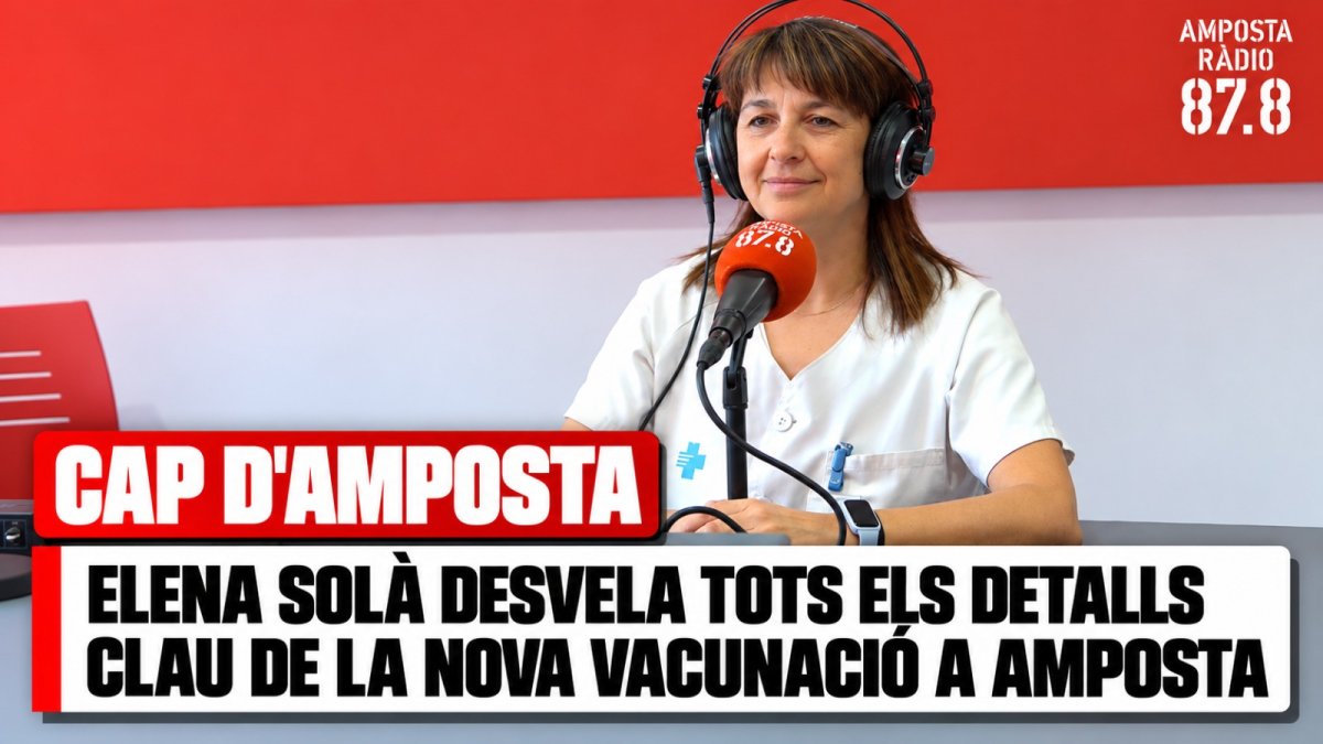 Elena Solà desvela tots els detalls clau de la nova vacunació a Amposta