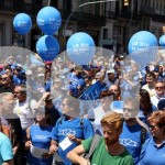 Riuada de gent a Barcelona en defensa de l’Ebre