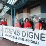 L´Ebre celebra l´arribada del primer Euromed amb aturada a l´Aldea després de 20 anys de reivindicacions