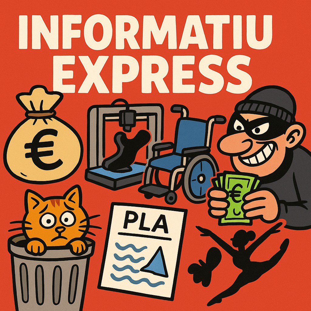 INFORMATIU EXPRESS | Subvencions socials, Robatoris nocturns i Tecnologia 3D al Delta!