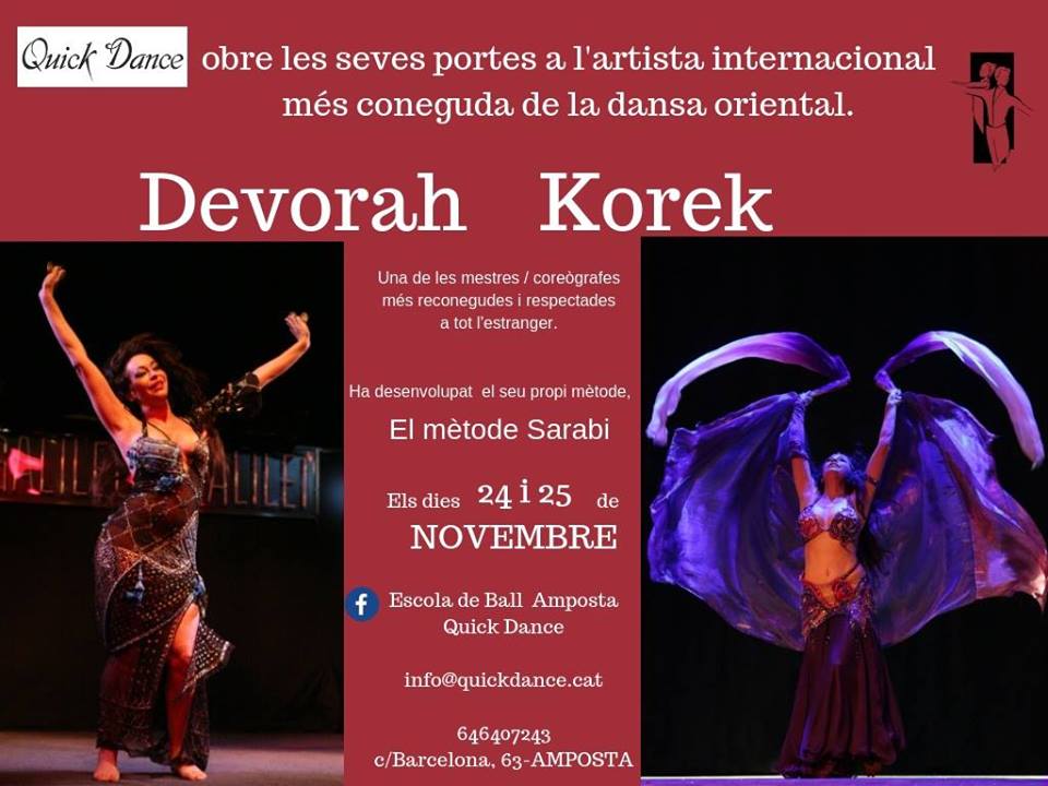 ENTREVISTA A MAITE GIL: TALLER DE DANSA ORIENTAL AMB DEVORAH KOREK
