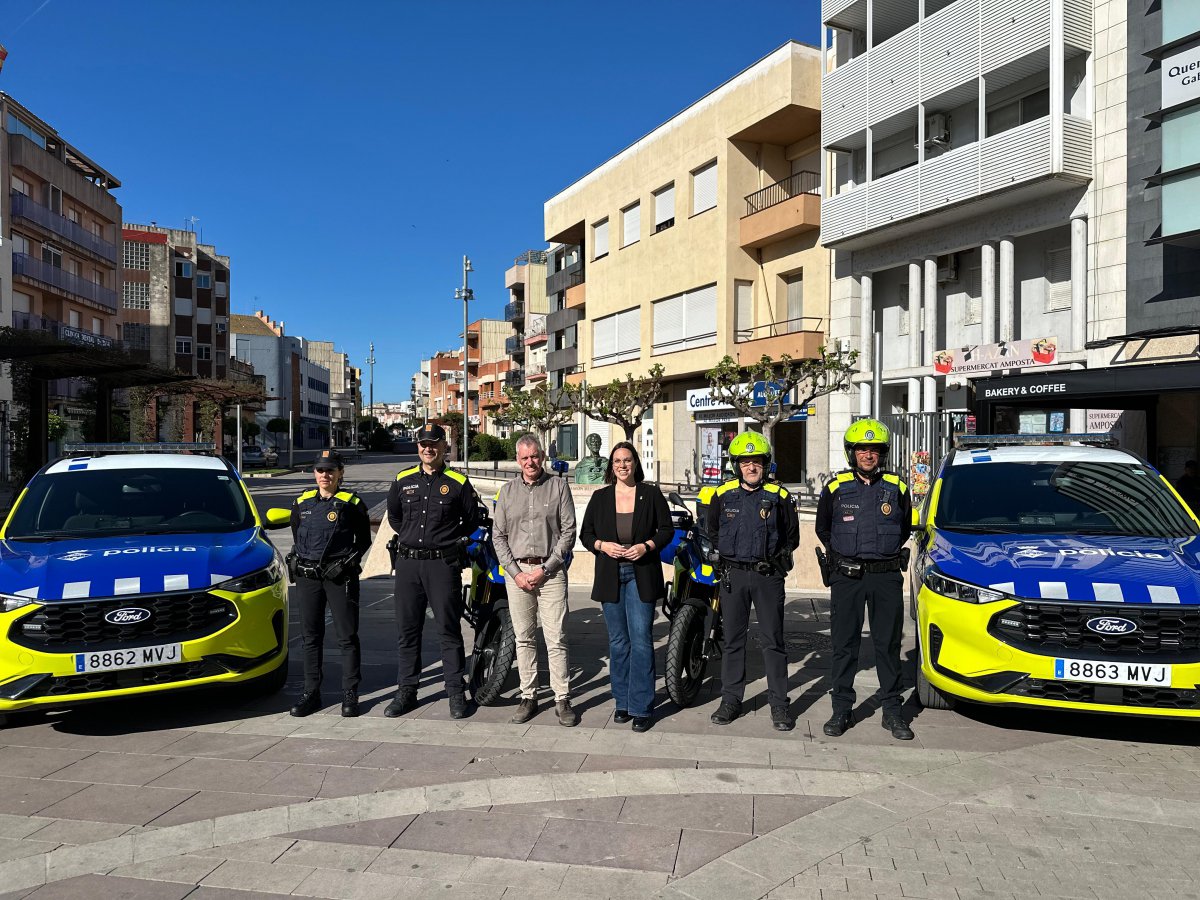 Amposta reforça la Policia Local amb quatre nous vehicles i 150.000 € d’inversió en equipaments