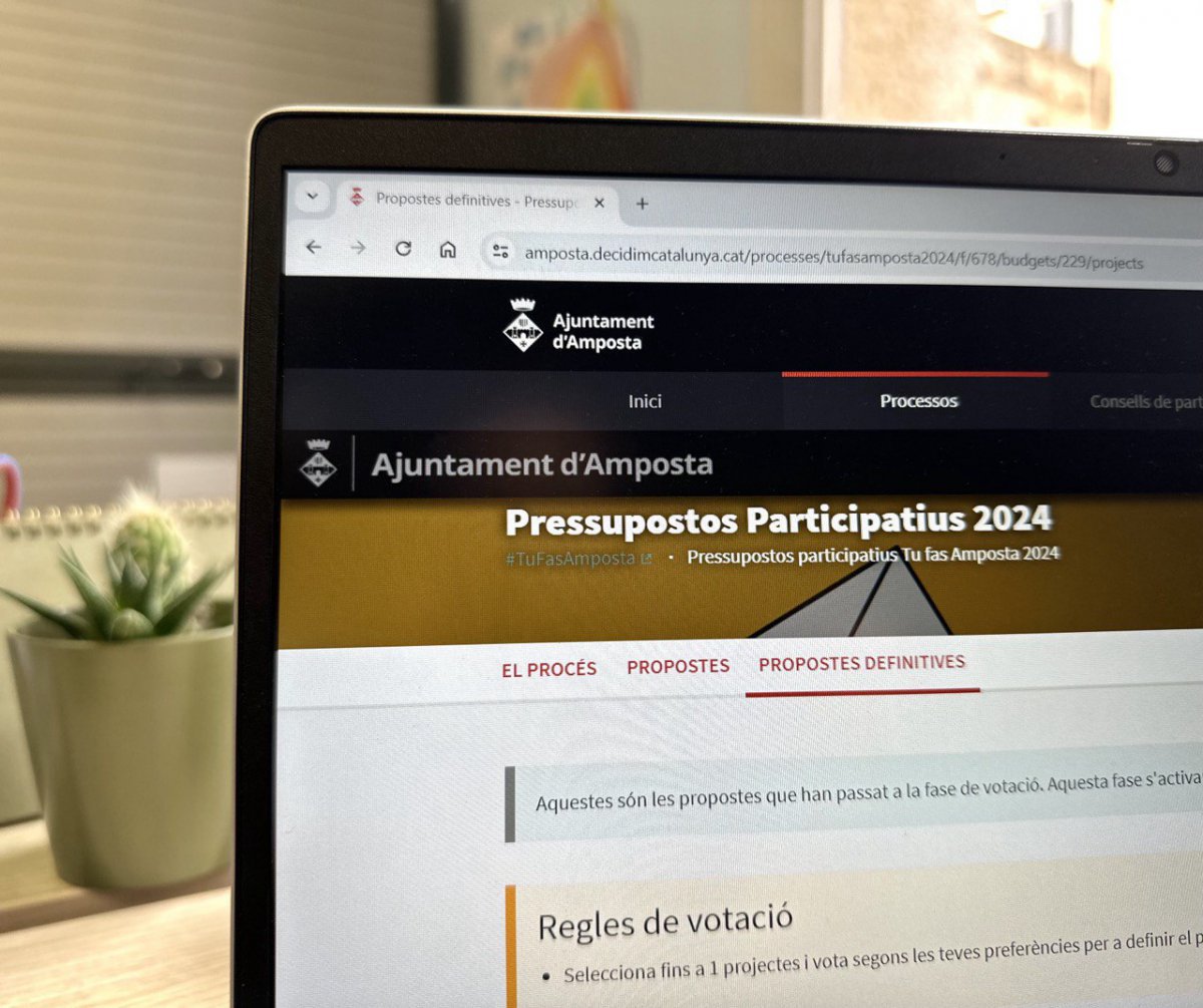 Un total de 12 propostes passen a la fase final dels Pressupostos Participatius