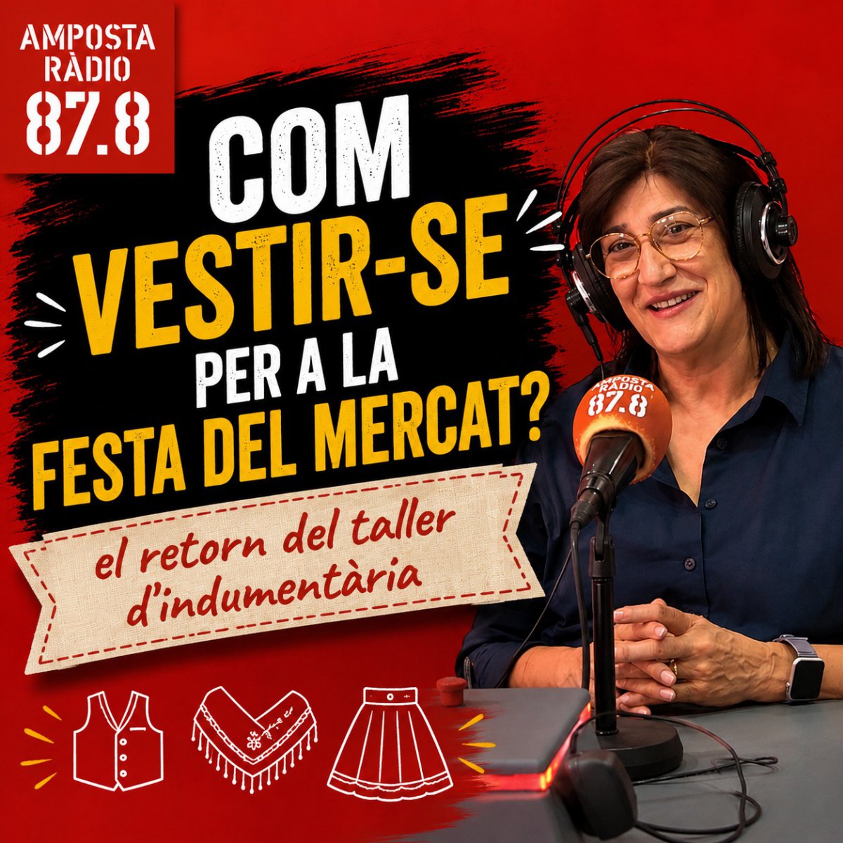 Com vestir-se per a la Festa del Mercat? Consells de Neus Fornós i el retorn del taller d&rsquo;indumentària