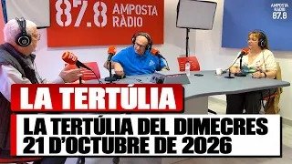 TERTÚLIA DELS DIMECRES 21 10 2026