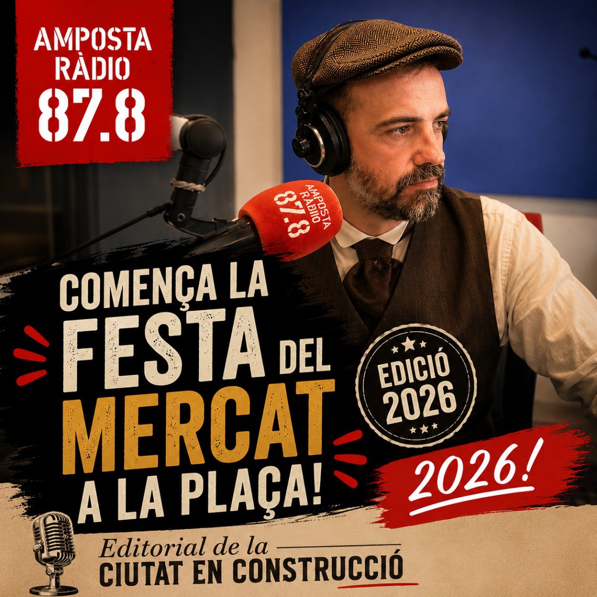 Amposta viatja al passat: Comença la Festa del Mercat a la Plaça 2026!