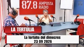 La tertúlia dels dimecres 24 de setembre 2026