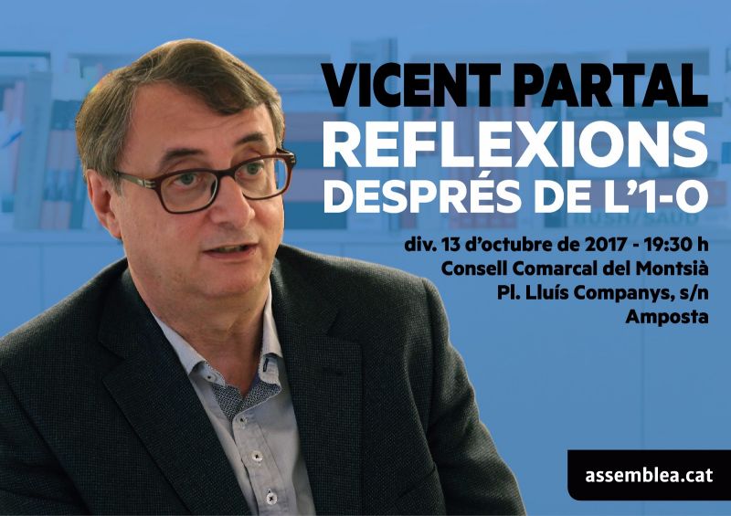 ENTREVISTA A VICENT PARTAL: REFLEXIONS SOBRE 1-O