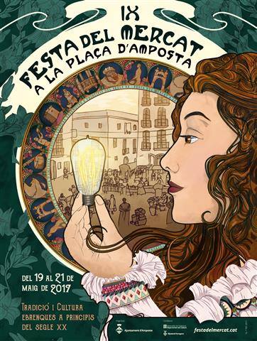 La novena edició de la Festa del Mercat, dedicada a l´arribada de la llum,