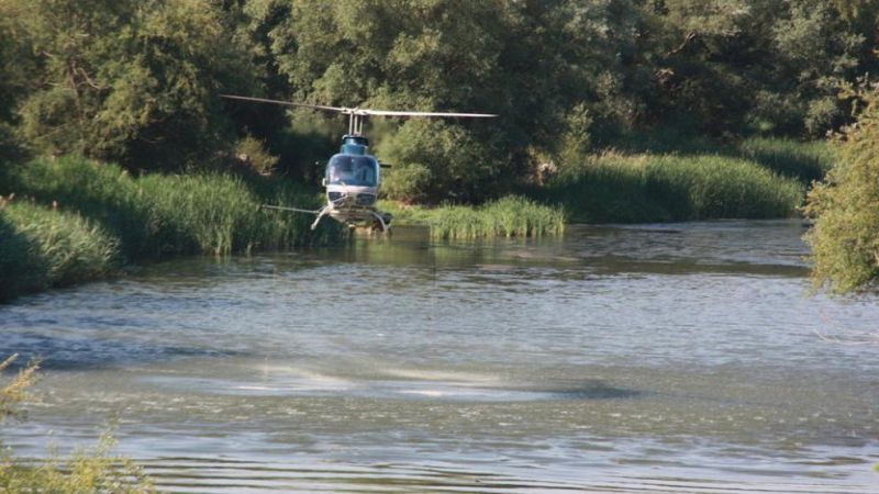 Acabat el primer tractament contra la mosca negra a l´Ebre amb 2.100 litres d´insecticida abocats