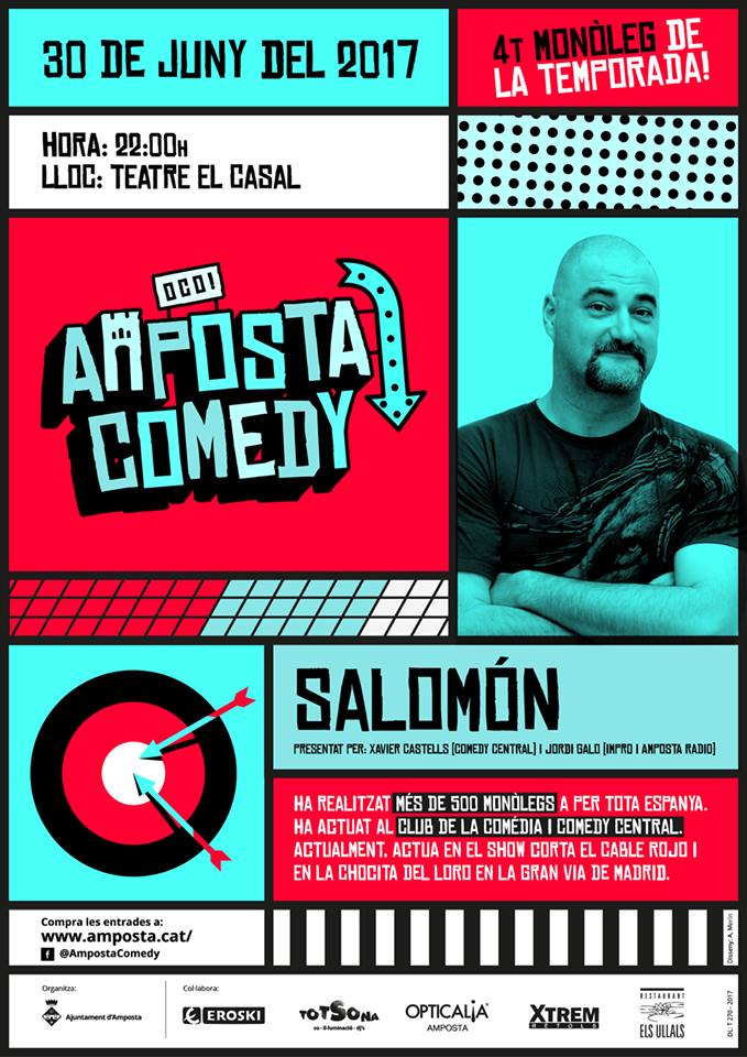 ENTREVISTA A SALOMÓN: EL QUART CÒMIC DE L´AMPOSTA COMEDY