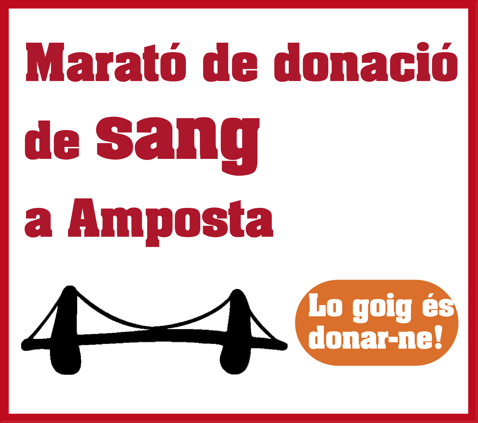 Amposta es prepara per rebre la  Marató de donació de sang