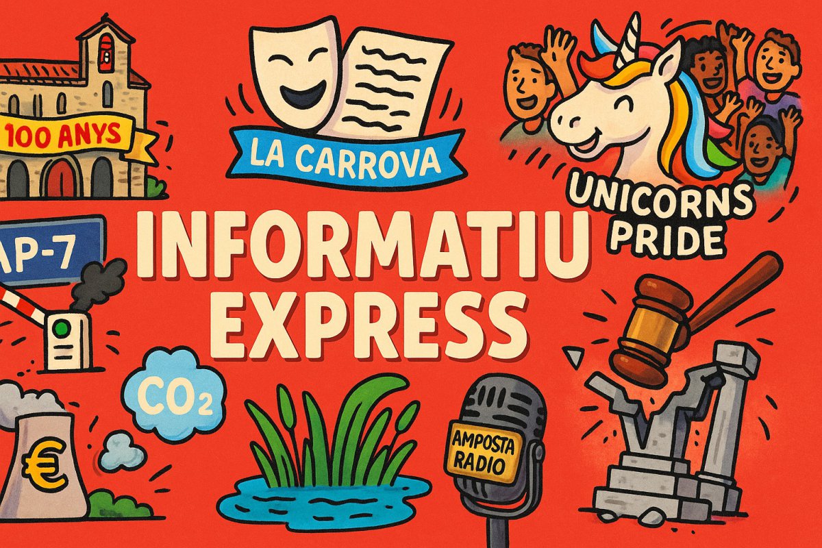 Dels 100 anys de convent, parant per l’AP-7 a l’Unicorns Pride: L’Informatiu Express