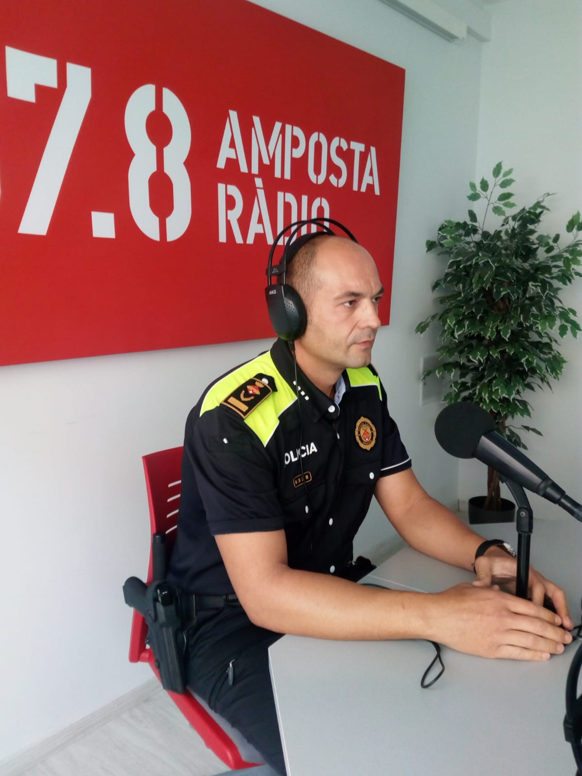 ENTREVISTA A L´INSPECTOR EN CAP DE LA POLICIA LOCAL D´AMPOSTA 07 08 2018