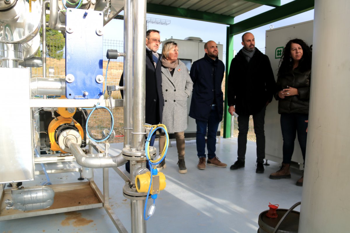 L’abocador del Mas de Barberans genera energia amb biogàs fet de metà per a la planta de lixiviats