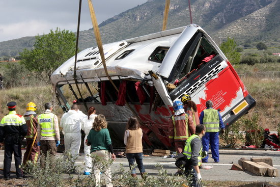 Moren els dos ferits crítics de l´accident de l´N-340 a Amposta