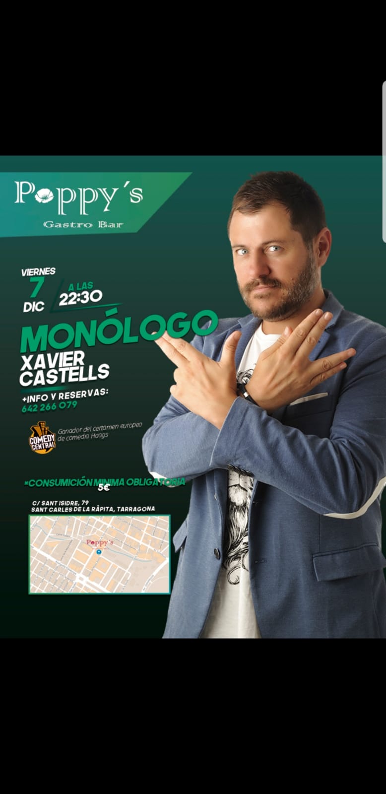 ENTREVISTA A XAVIER CASTELLS: MONOLOGUISTA AL POPPYS