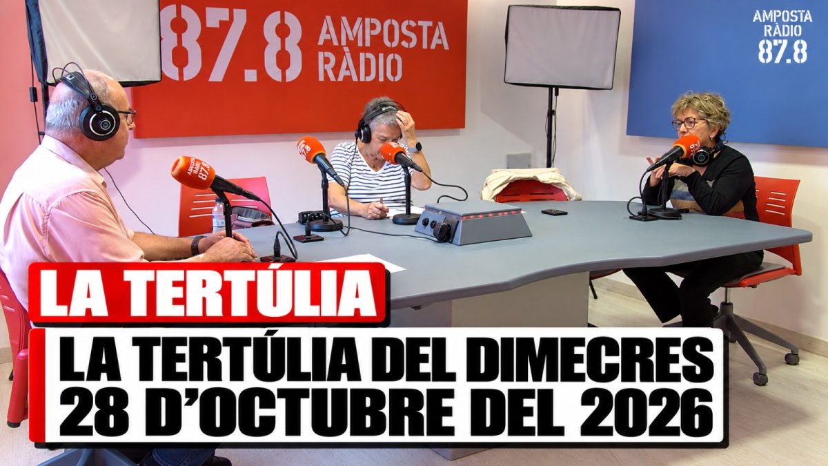 La tertúlia del dimecres 28 d&rsquo;octubre del 2026