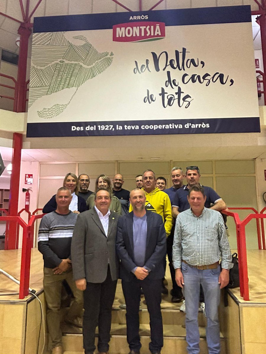 L’arrossaire ampostí Alex Morales Front nou president de la Càmara Arrossera del Montsià.