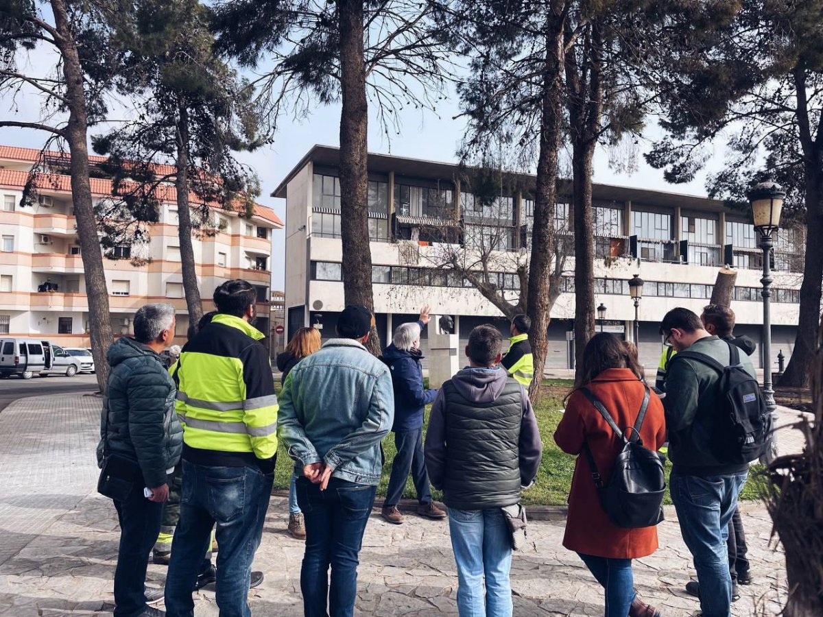 L’especialista reconegut en arboricultura urbana Josep Selga va visitar #Amposta per fer un anàlisi dels diferents arbres de la ciutat.