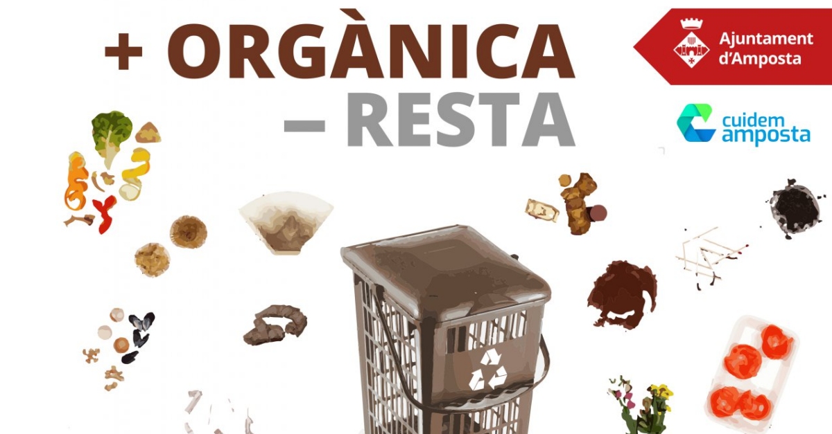 L’Ajuntament d’Amposta presentarà cada setmana per el youtube una càpsula per explicar els beneficis de reciclar amb la campanya +ORGANICA - RESTA