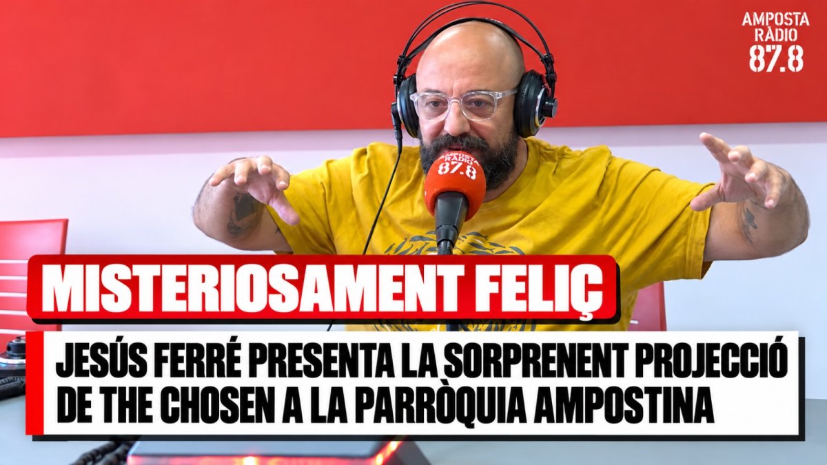 Jesús Ferré porta la preestrena de la sèrie The Chosen a l&rsquo;església del Sagrat Cor