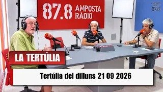 LA TERTÚLIA DELS DILLUNS 21 09 2026