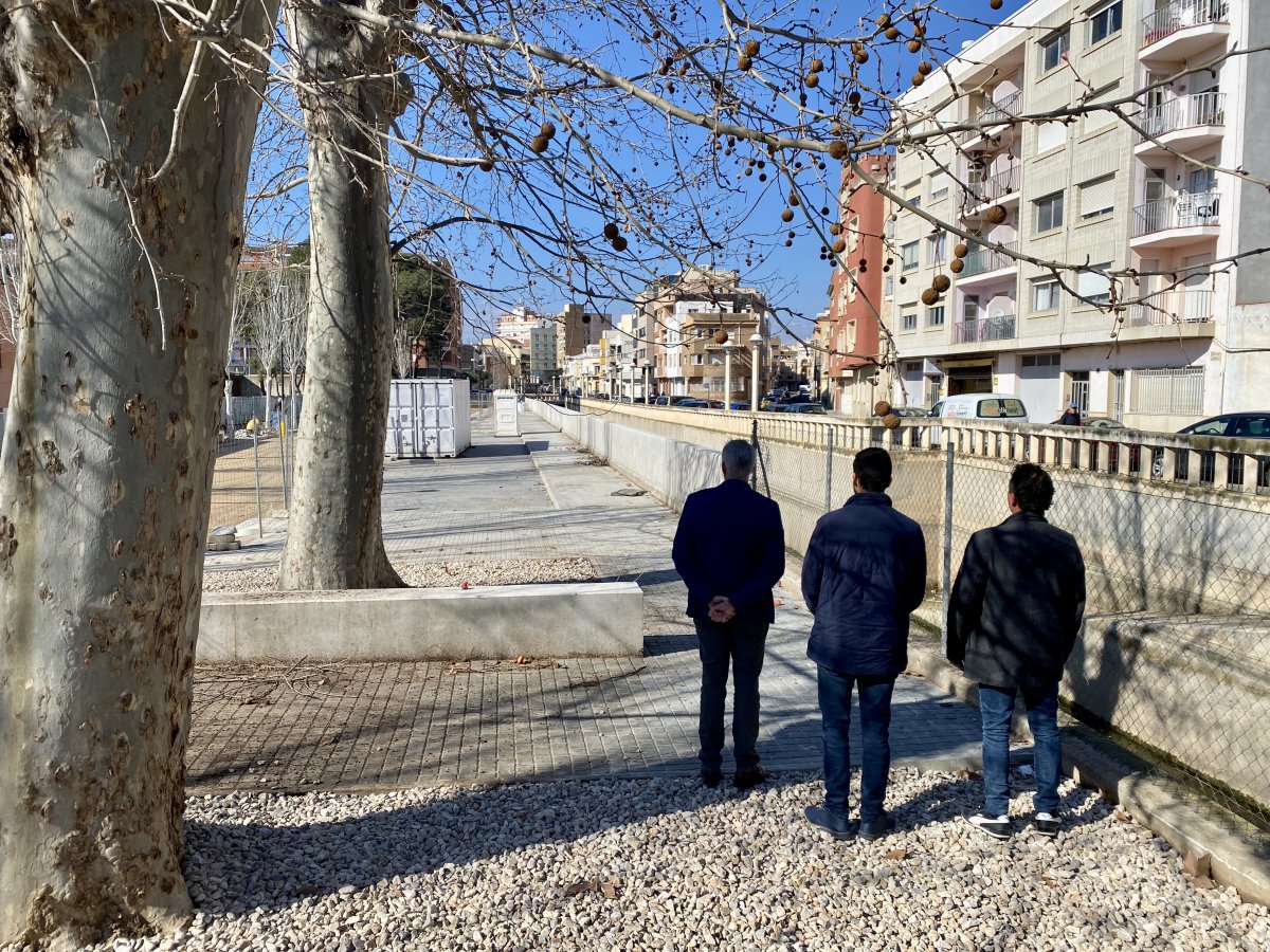 Les obres del passeig Canal, a bon ritme