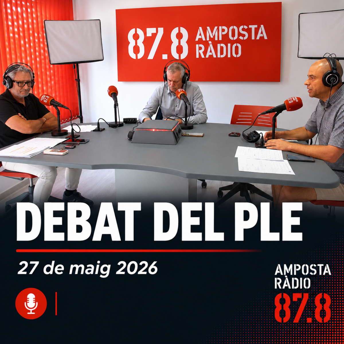 Debat dels grups municipals de l&rsquo;Ajuntament d&rsquo;Amposta: Inversions, superàvit i serveis socials