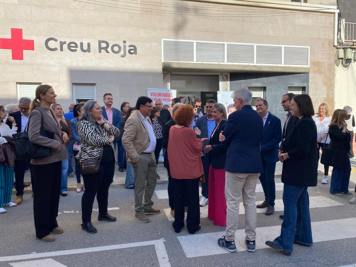 Amposta fa un pas de gegant en l&rsquo;atenció als col·lectius vulnerables amb la inauguració de la nova seu de la Creu Roja