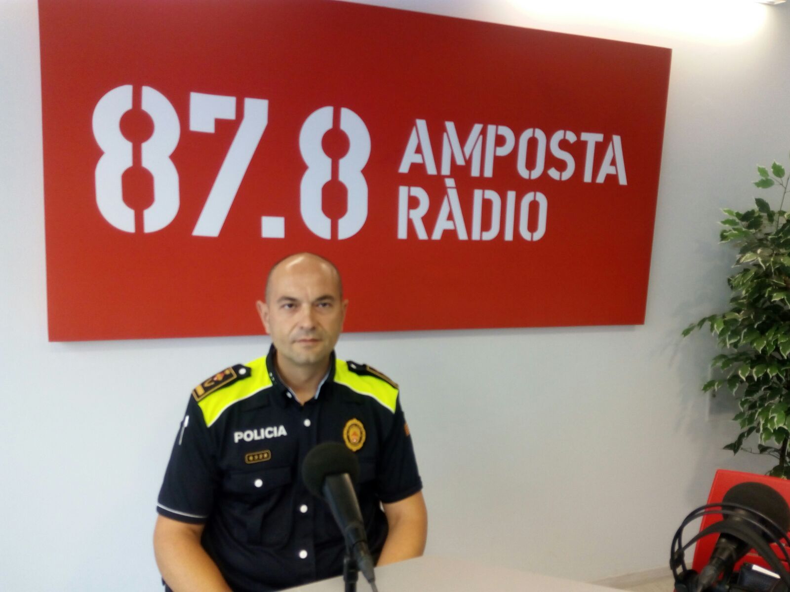 ENTREVISTA A L´INSPECTOR EN CAP DE LA POLICIA LOCAL D´AMPOSTA 19 06 2018