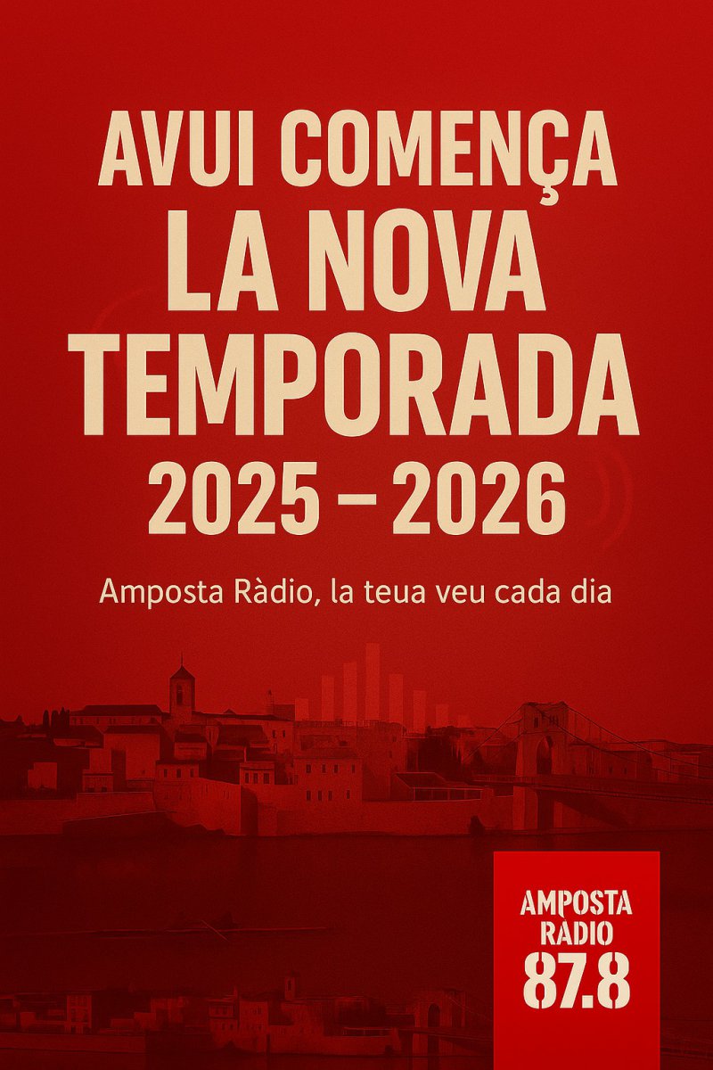 NOVA TEMPORADA, NOVA PROGRAMACIÓ