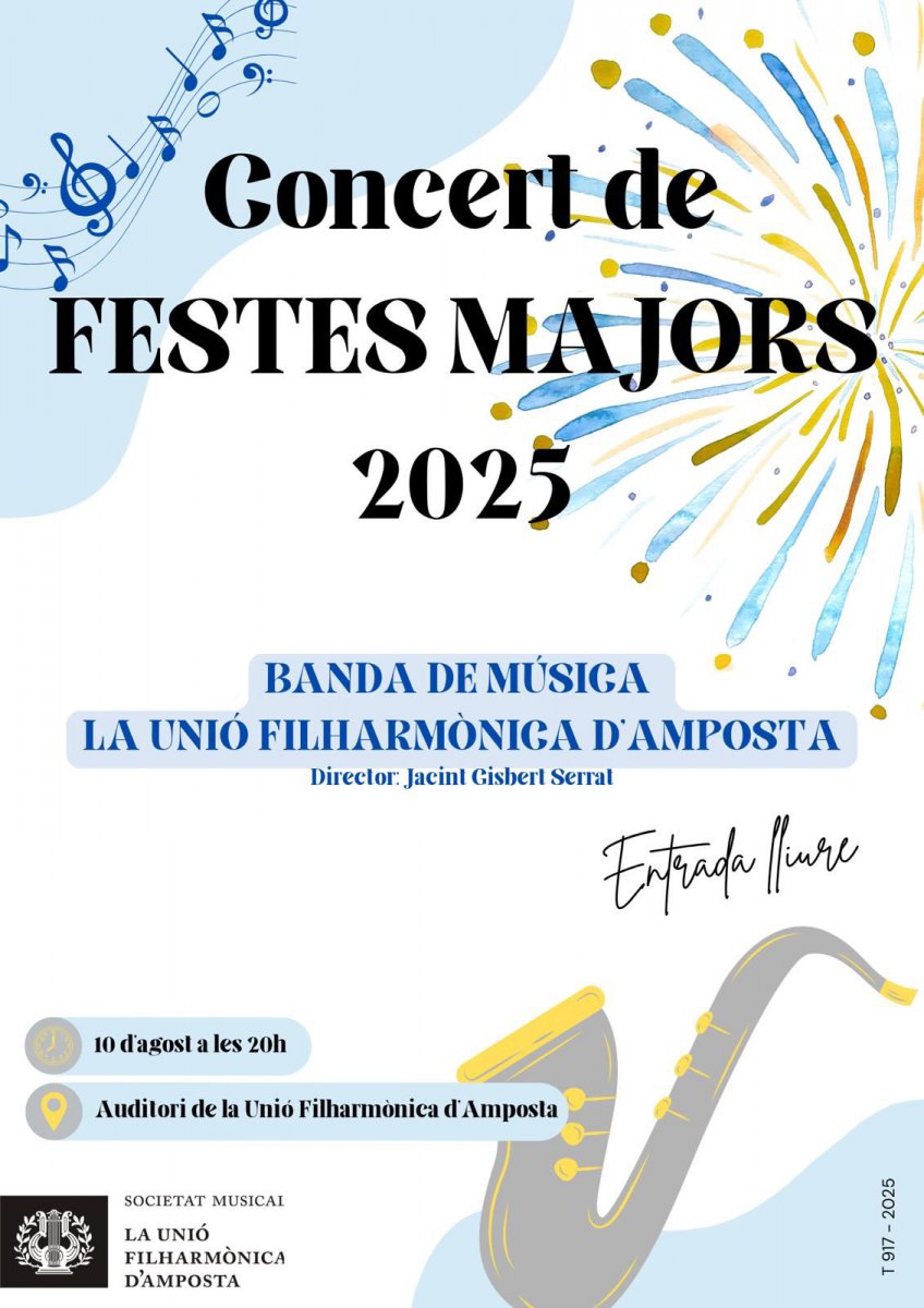 Entrevista amb Jacint Gisbert, director de la Banda de Musica de la Unió Filharmònica. Festes Majors
