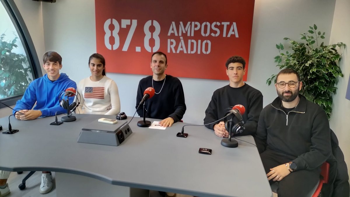 Entrevista "Economia en sentit" amb alumnes del centre de tecnificació i el professor d’economia TXema Cardona