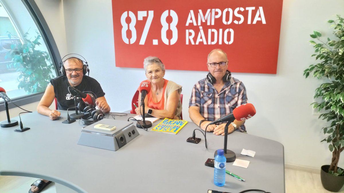 Avui de que parlem... ? Amb Montse Llosa i Joaquim Forcadell. presentació del pasdoble de Carlos Valldeperez, "La festa major"