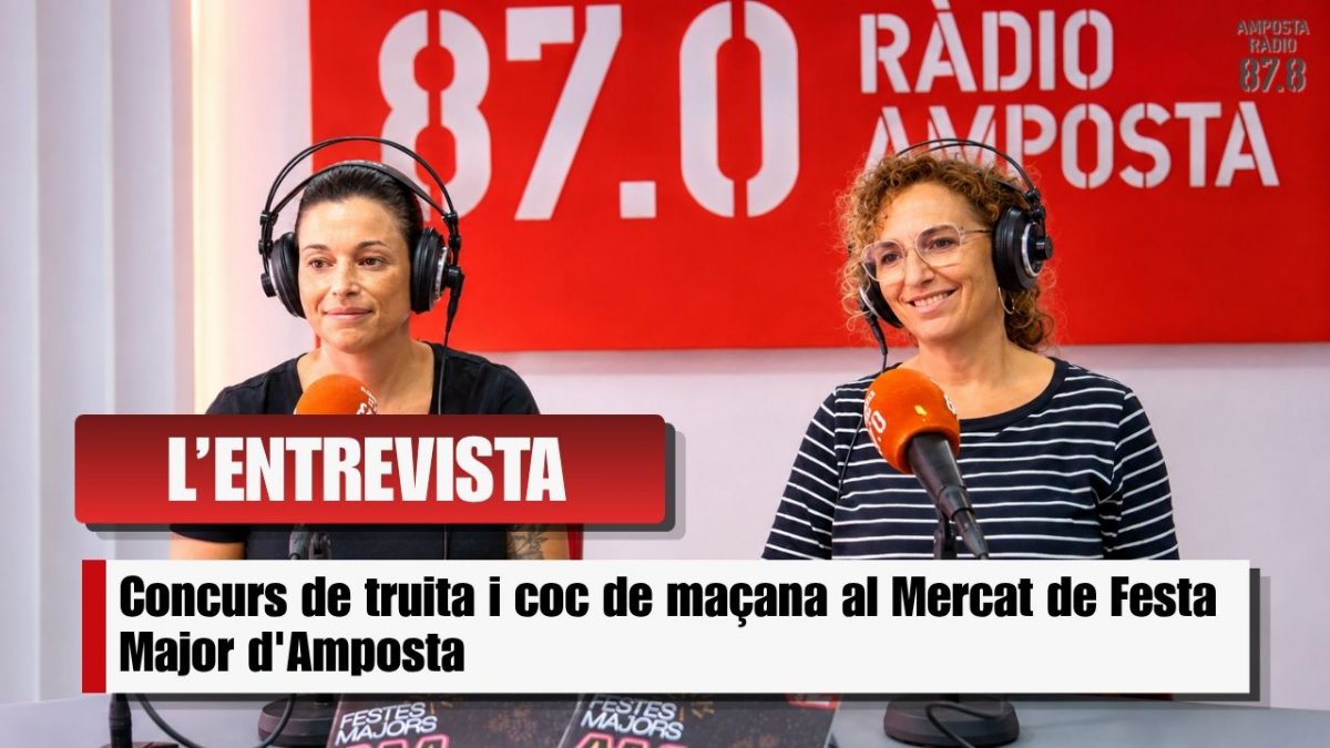 Els concursos de truita i coc de maçana al Mercat d&rsquo;Amposta per Festa Major
