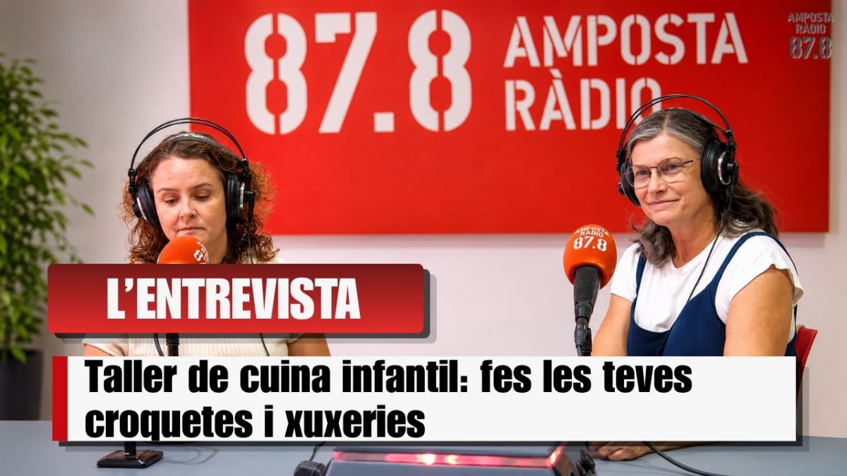 Taller de cuina per a nens a Amposta: croquetes i xuxeries amb Olívia