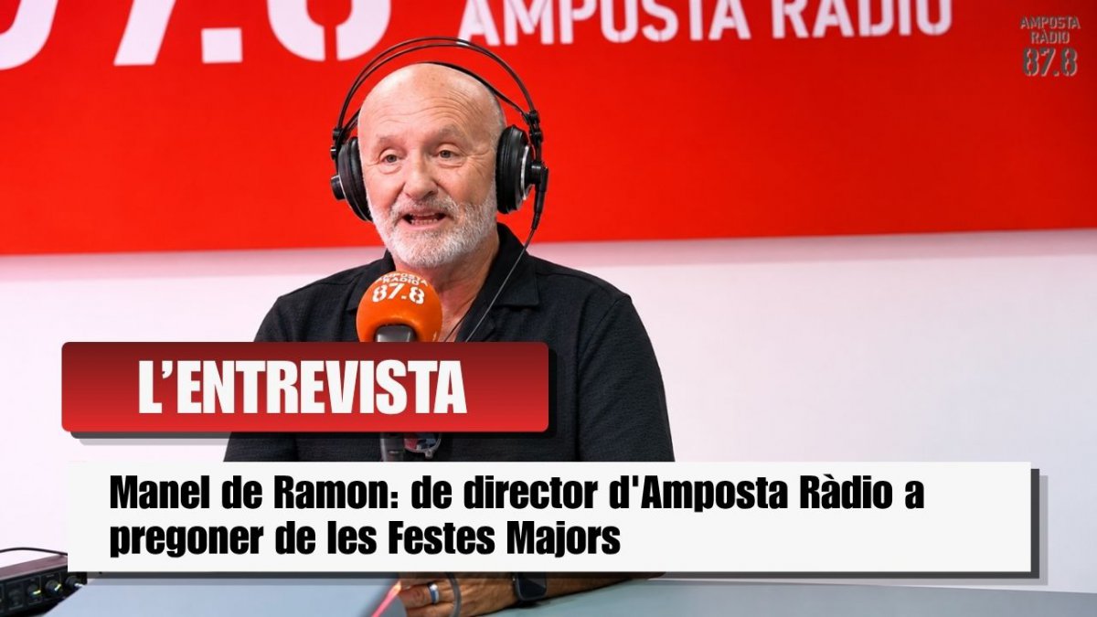 Manel de Ramon: de director d&rsquo;Amposta Ràdio a pregoner de les Festes Majors 2026