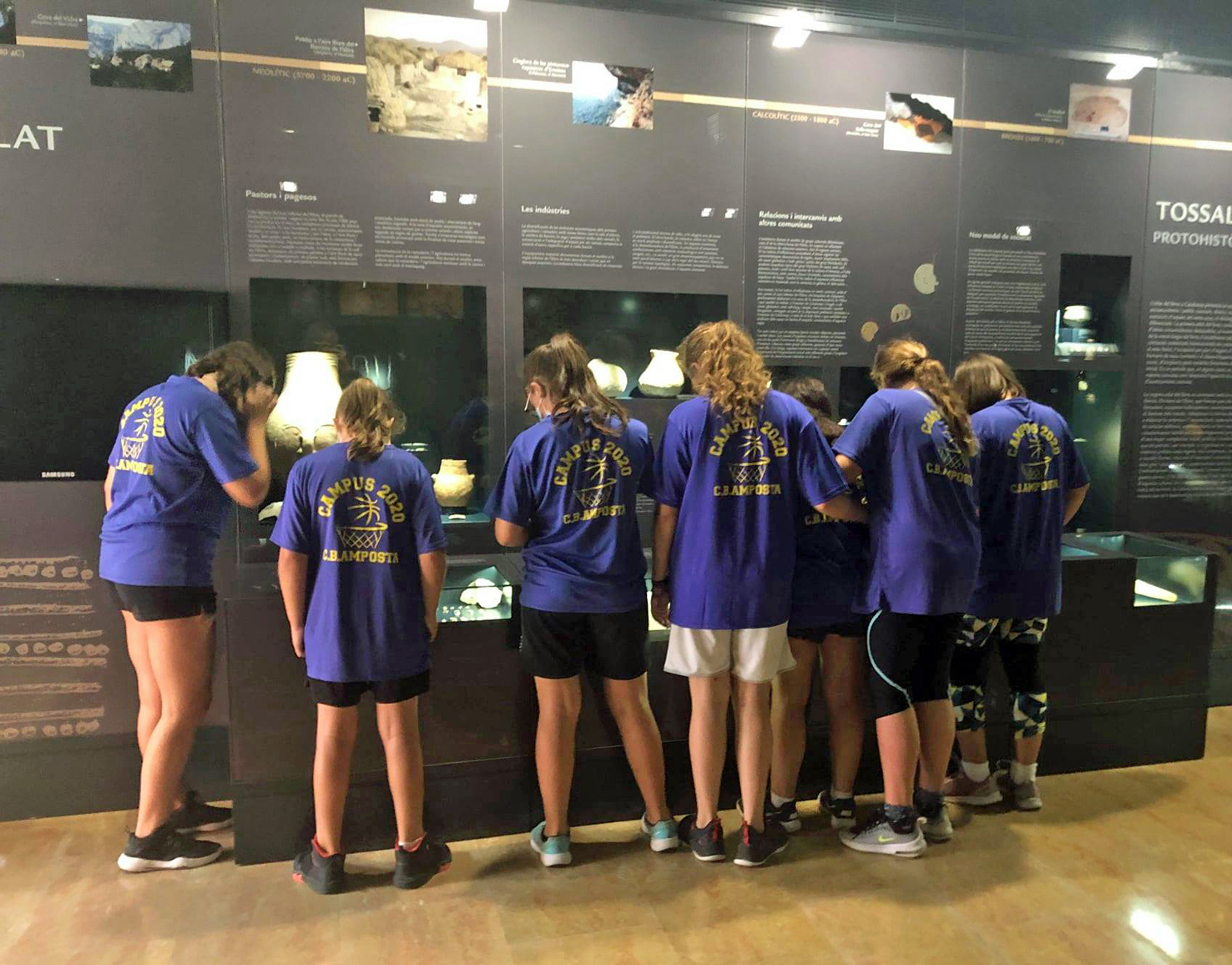 Els infants de les estades d’estiu d’Amposta visiten el Museu de les Terres de l’Ebre