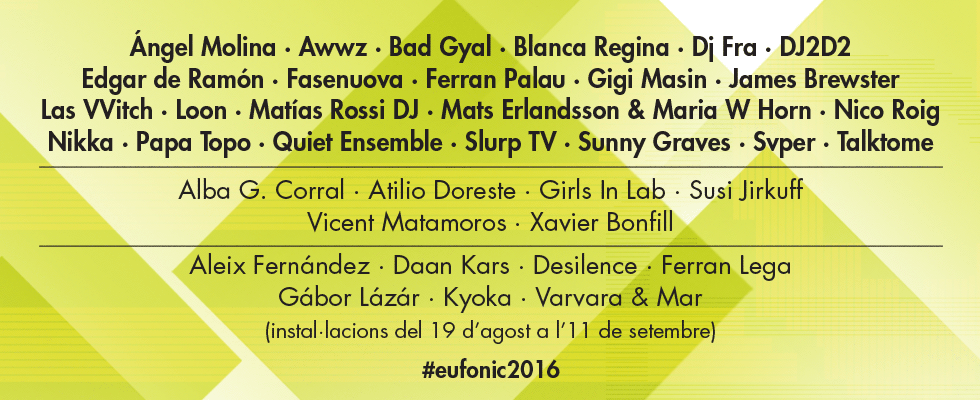 ENTREVISTA A VICENT FIBLA: EUFONIC 2016