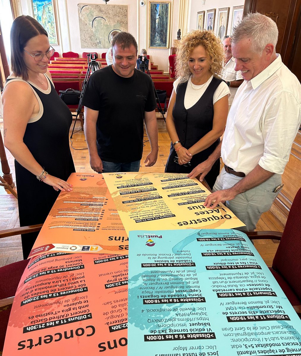 Amposta presenta un programa de Festes amb prop de 200 actes per a tots els públics